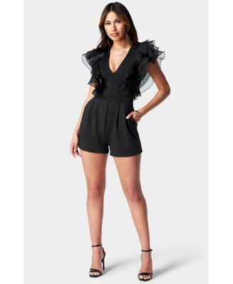 Women’s Organza Ruffle Romper