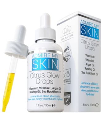 Vitamin C Oil Citrus Glow Drops with Vitamin E Oil & Argan Oil