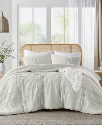 Porter Washed Pleated 2-Pc. Duvet Cover Set, Twin/Twin XL