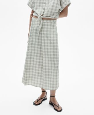 Women’s Check Flared Skirt