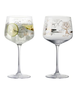 Skye Gin Glasses, Set of 2