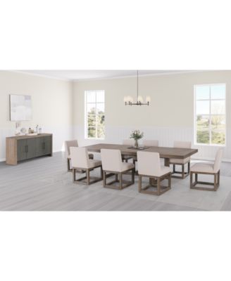 Portmore 9 Pc Rectangular Set (Table & 8 Side Chairs), Created for Macy’s