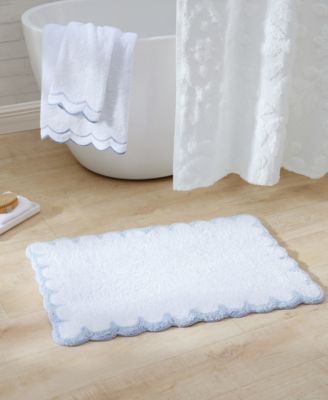 Scallop Cotton Bath Rug, 30″ x 20″