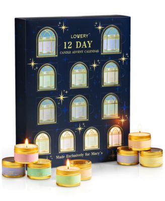 Lovery 12-Pc. Limited-Edition Aromatherapy Soy Candles Gift Set, Exclusively at Macy’s