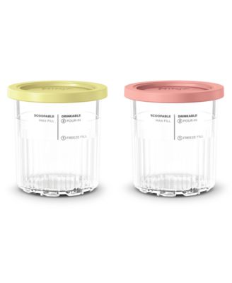 CREAMi Deluxe Pint Containers with Lids, Set of 2