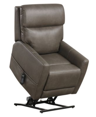 34″ Hilltop Artificial Leather Power Recliner Lift Chair