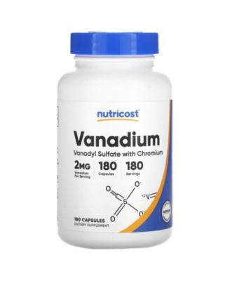 Vanadium 2 mg – 180 Capsules