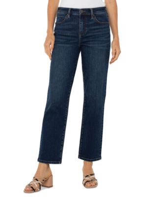 Petite Liv Straight Jeans