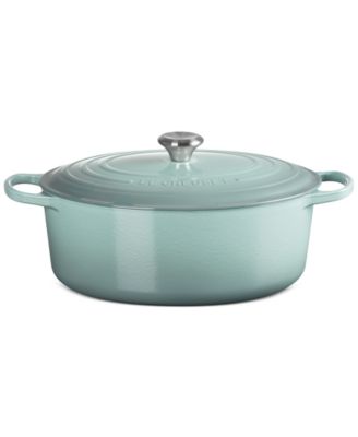 Signature Enameled Cast Iron 8-Qt, Oval Dutch Oven