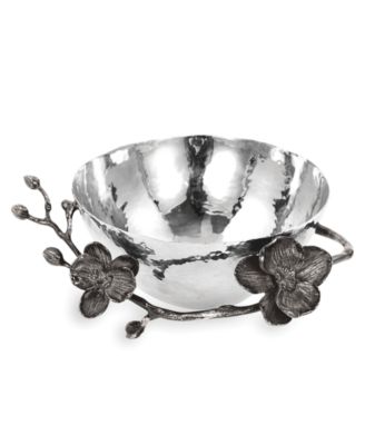 Black Orchid Nut Bowl