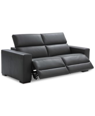 Nevio 82″ 2pc Leather Sofa with 2 Power Recliners, Created for Macy’s